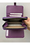 Soft Leather Purple Women's Wallet with Gold Detail - 5
