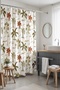 Bathroom Curtain, Ethnic Palm Patterned Shower Curtain, Bathtub Curtain 175X200Cm - 3