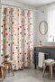 Bathroom Curtain, Rustic Heart Rhythm Patterned Shower Curtain, Bathtub Curtain 175X200Cm - 3