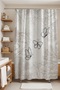 Bathroom Curtain, Shadow Flights Patterned Shower Curtain, Bathtub Curtain 175X200Cm - 2