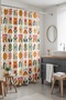 Bathroom Curtain, Rainbow Squares Patterned Shower Curtain, Bathtub Curtain 175X200Cm - 3