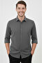 Anthracite Modal Fabric Lycra Comfortable Fit Wrinkle-Free Iron-Free Men's Shirt 2602629 - 2