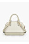 Monogram Print Dome Bag with Double Handle - 5