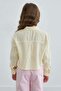 Striped Bow Detailed Girls' Crop Shirt - 7