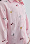 Floral Embroidered Girl's Shirt - 3