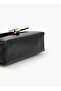 Solid Crossbody Bag with Detachable Strap - 7