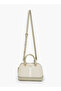 Monogram Print Dome Bag with Double Handle - 2