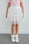 Girls' Tulle Skirt with Elastic Waist and Bow - 6