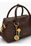Textured Tote Bag with Zip Closure - 5