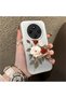 حافظة هاتف فاخرة متوافقة مع Infinix Note 50 Pro Plus بنمط الورود، عالية الجودة