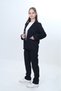 Girl's 3-Piece Set Classic Blazer Jacket - Crew Neck T-Shirt - Pants - 4