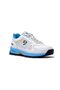 Scorer 6.0 Cricket Shoe White Aqua Black UK8 Breathable Mesh PU Rubber Grip Comfort Fit