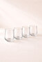 Premium - Aqua Naturale Water and Soft Drink Glass 400 Cc - 5