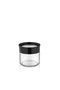 Set of 2 Glass Jars with Top Window in the Drawer, Practical Storage Container with Black Lid, 300 ml Bpa Free - 3