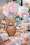 Teddy Bear Pastel Balloon Set of 30 |   90 cm Bear + Cloud + Star Foil |   Baby Shower Birthday Decoration - 2