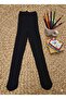 Children's Cotton Socks with Embossed Pattern, Black, 3 Pieces - 3
