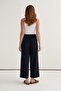 Women's Straight Cut Pencil Pants Navy Blue - 4