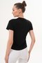Women's Heart Embroidered Crew Neck T-Shirt - 260052 - 5