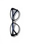 Narni̇ Lightweight Cat Eye Frame Blue Light Protective Transparent Screen Glasses - 2