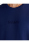 Men's Blue Relaxed Fit T-Shirt - 5