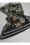 Luxury Voile Silk Shawl Hijab Foulard Scarf Shawl Floral Pattern 70 X 180 cm - 3