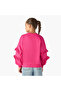 Graphic Print Sweatshirt with Ruffle Sleeves - 3