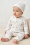 Rocha Baby Zippered Koala and Panda Patterned 2-Piece Jumpsuit and Eared Hat Set - 3