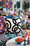 Punch Embroidered Throw Pillow Cover - 43*43 cm - Curve - Pnk001