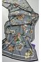 Luxury Voile Silk Shawl Hijab Foulard Scarf Shawl Floral Pattern 70 X 180 cm - 6