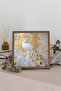 Wooden Framed Square Table Tk3473