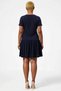 Women's Plus Size Mini Dress Crew Neck Short Sleeve Plain Knitted Single Jersey Woven Flowy A-Line - 6
