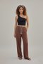 Women’s High-Waist Wide-Leg Muslin Palazzo Pants - 5
