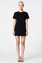 Women's Plus Size Mini Dress Crew Neck Short Sleeve Knitted Fabric Single Jersey Woven Plain Stylish - 5