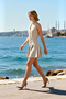 Women's Mini Dress Halter Neck Sleeveless Skater Cut Woven Plain Pattern Unlined Short Length Front Buttoned