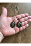 Rose Figure Printed Vintage Style Earrings - 4