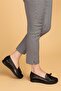 Genuine Leather Daily Comfortable Loafer Shoes Pyt.1200 - Black Glitter - 39 - 3