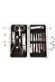 Brown Ingrown Nail Remover Nail Clipper Manicure Pedicure Set with Bag - 4