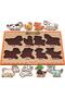 Wooden English Farm Animals Educational-Learning Puzzle - 4