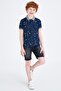 Boys Slim Fit Regular Waist Jean Bermuda
