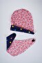 New Season Double Sided Combed Cotton Scarf Hat Set - 2