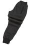 Men's Gray Winter Sweatpants with Elastic Legs and Fleece Inside - 8