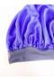 Satin Bonnet for Curly Hair Navy Blue Satin Sleeping Cap - 2