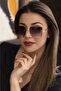 نظارات شمسية نسائية من أفيناس بتصميم مربع وقطع كريستالي