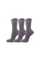 Unisex Classic Cotton Socks Pack of 3 Gray