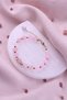 Natural Pink Quartz Stone Women's Bracelet -300180