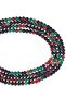 4 Mm Green Black Coffee Matte Coffee Agate Stone String - Dizi0256