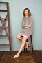 11064 Women's Hooded Velvet Tunic - 5