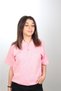 Unisex Pink Combed Cotton Polo Collar T-Shirt - 2