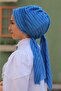 Design Bonnet Bearded Indigo - 6