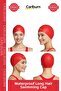 # Bone Non-Slip Waterproof Leak-Proof Silicone Swimmer Elastic Swimming Cap Pool Sea Long Hair Cap - 2